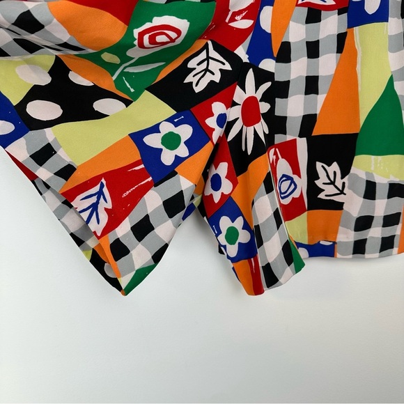 Vintage Women’s Pull On Shorts Size 2 Made in USA Dopamine Dressing High Waisted - Picture 4 of 7